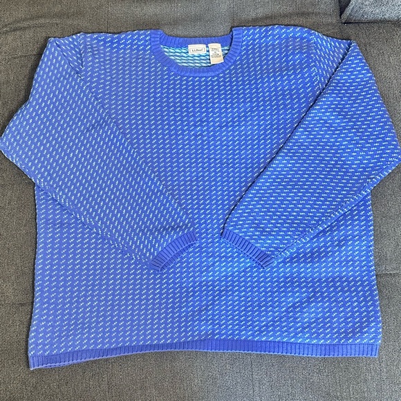 L.L. Bean Sweaters - Blue Patterned Sweater